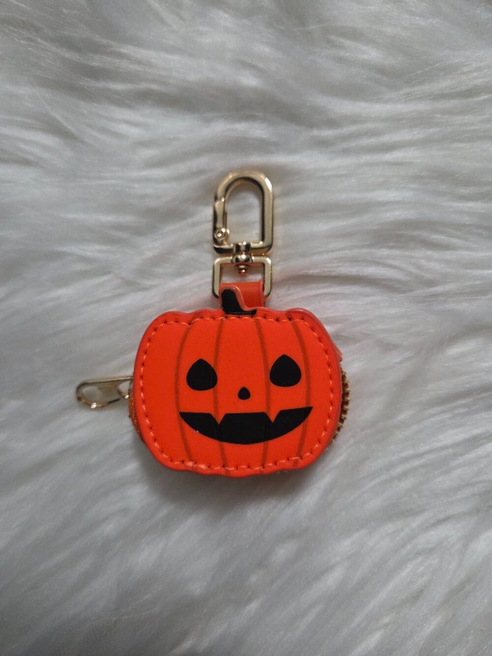 Halloween Mini Pumpkin Coin Purse Keychain